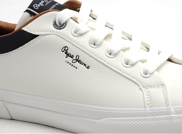 Pepe Jeans Basses Homme Kenton Courtm Pms30839 Blanc 6 Pepe Jeans Basses Homme Kenton Courtm Pms30839 Blanc – Image 6