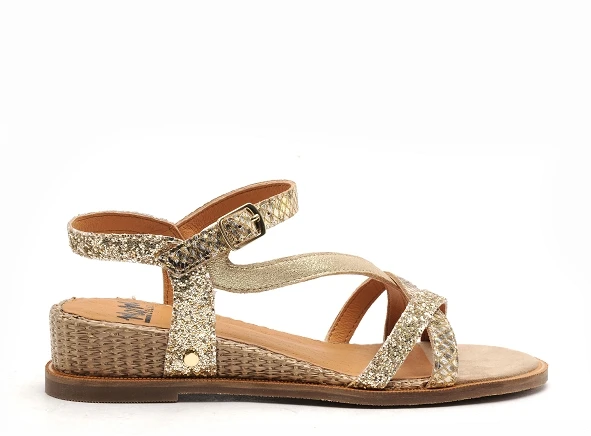 Mamzelle Nu Pieds Talons Femme Or 1 Mamzelle Nu Pieds Talons Femme Or