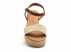 Eva Frutos Nu Pieds Talons Femme 790 Beige -REN Chaussures Magasin 2976001 4