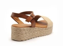 Eva Frutos Nu Pieds Talons Femme 790 Beige -REN Chaussures Magasin 2976001 5