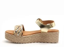 Eva Frutos Nu Pieds Talons Femme 797 Or -REN Chaussures Magasin 2976201 3