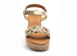 Eva Frutos Nu Pieds Talons Femme 797 Or -REN Chaussures Magasin 2976201 4