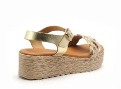 Eva Frutos Nu Pieds Talons Femme 797 Or -REN Chaussures Magasin 2976201 5