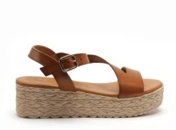 Eva Frutos Nu Pieds Talons Femme 742 Marron