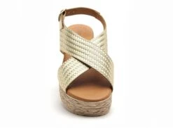 Eva Frutos Nu Pieds Talons Femme 714 Or -REN Chaussures Magasin 2976501 4