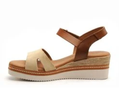 Eva Frutos Nu Pieds Talons Femme 547 Beige -REN Chaussures Magasin 2976601 3