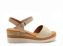 Eva Frutos Nu Pieds Talons Femme 569 Beige