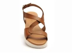 Eva Frutos Nu Pieds Talons Femme 4258 Marron -REN Chaussures Magasin 2976901 4