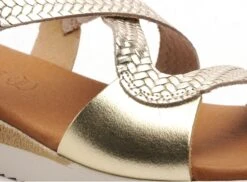 Eva Frutos Nu Pieds Talons Femme 4258 Or -REN Chaussures Magasin 2976902 6