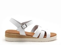 Eva Frutos Nu Pieds Talons Femme 4222 Blanc