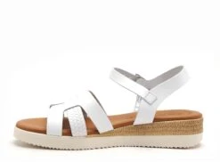 Eva Frutos Nu Pieds Talons Femme 4222 Blanc -REN Chaussures Magasin 2977001 3