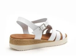 Eva Frutos Nu Pieds Talons Femme 4222 Blanc -REN Chaussures Magasin 2977001 5