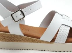 Eva Frutos Nu Pieds Talons Femme 4222 Blanc -REN Chaussures Magasin 2977001 6