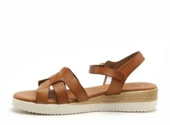 Eva Frutos Nu Pieds Talons Femme 4222 Marron -REN Chaussures Magasin 2977002 3