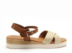 Eva Frutos Nu Pieds Talons Femme 4278 Or