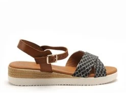 Eva Frutos Nu Pieds Talons Femme 4278 Noir