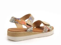 Eva Frutos Nu Pieds Plats Femme 4265 Multicolore -REN Chaussures Magasin 2977201 5