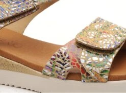 Eva Frutos Nu Pieds Plats Femme 4265 Multicolore -REN Chaussures Magasin 2977201 6