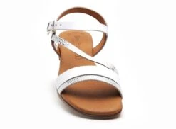 Eva Frutos Nu Pieds Plats Femme 3015 Blanc -REN Chaussures Magasin 2977402 4