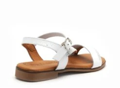 Eva Frutos Nu Pieds Plats Femme 3015 Blanc -REN Chaussures Magasin 2977402 5