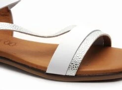 Eva Frutos Nu Pieds Plats Femme 3015 Blanc -REN Chaussures Magasin 2977402 6