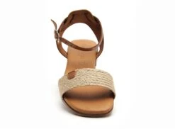 Eva Frutos Nu Pieds Plats Femme 3052 Beige -REN Chaussures Magasin 2977501 4