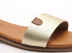 Eva Frutos Nu Pieds Plats Femme 3052 Or -REN Chaussures Magasin 2977502 6