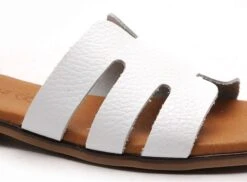 Eva Frutos Mules Et Sabots Plats Femme 3076 Blanc -REN Chaussures Magasin 2977703 6