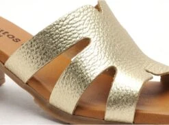 Eva Frutos Mules Et Sabots Talons Femme 3423 Or -REN Chaussures Magasin 2978002 6