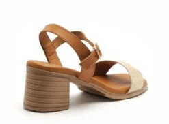 Eva Frutos Nu Pieds Talons Femme 3490 Beige -REN Chaussures Magasin 2978101 5