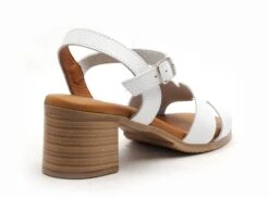 Eva Frutos Nu Pieds Talons Femme 3402 Blanc -REN Chaussures Magasin 2978201 5