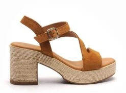 Eva Frutos Nu Pieds Talons Femme 4642 Marron