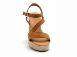 Eva Frutos Nu Pieds Talons Femme 4642 Marron -REN Chaussures Magasin 2978401 4