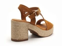 Eva Frutos Nu Pieds Talons Femme 4642 Marron -REN Chaussures Magasin 2978401 5