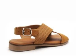 Eva Frutos Nu Pieds Plats Femme 3010 Marron -REN Chaussures Magasin 2978602 5