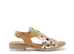 Paula Urban Nu Pieds Plats Femme 9654 Or