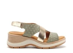 Paula Urban Nu Pieds Talons Femme 27671 Kaki