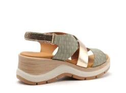 Paula Urban Nu Pieds Talons Femme 27671 Kaki -REN Chaussures Magasin 2979101 5