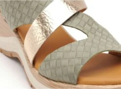 Paula Urban Nu Pieds Talons Femme 27671 Kaki -REN Chaussures Magasin 2979101 6