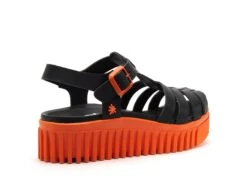 *art Art Nu Pieds Talons Femme 1575 Brinton Noir -REN Chaussures Magasin 2980701 5