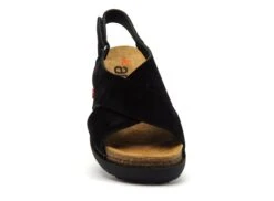 *art Art Nu Pieds Plats Femme 1710 S Rhodes Noir -REN Chaussures Magasin 2981001 4