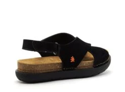 *art Art Nu Pieds Plats Femme 1710 S Rhodes Noir -REN Chaussures Magasin 2981001 5