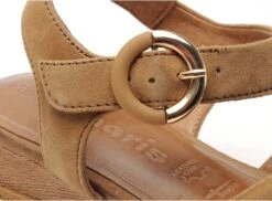 Tamaris Nu Pieds Talons Femme 28202 42 Velours Marron -REN Chaussures Magasin 2989001 6