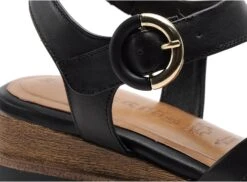 Tamaris Nu Pieds Talons Femme 28202 42 Cuir Noir -REN Chaussures Magasin 2991101 6