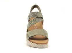 Tamaris Nu Pieds Talons Femme 28241 42 Kaki -REN Chaussures Magasin 2992001 4