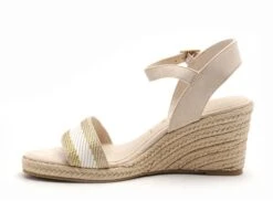 Tamaris Nu Pieds Talons Femme 28329 42 Beige -REN Chaussures Magasin 2992702 3