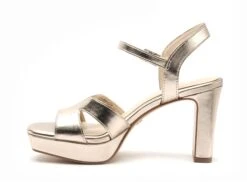 Tamaris Nu Pieds Talons Femme 28349 42 Or -REN Chaussures Magasin 2992901 3