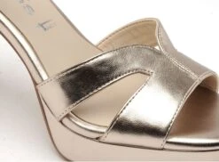 Tamaris Nu Pieds Talons Femme 28349 42 Or -REN Chaussures Magasin 2992901 6