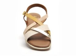 Studio Scarpe Nu Pieds Plats Femme Sn34539 639 Or -REN Chaussures Magasin 2996601 4