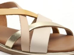 Studio Scarpe Nu Pieds Plats Femme Sn34539 639 Or -REN Chaussures Magasin 2996601 6